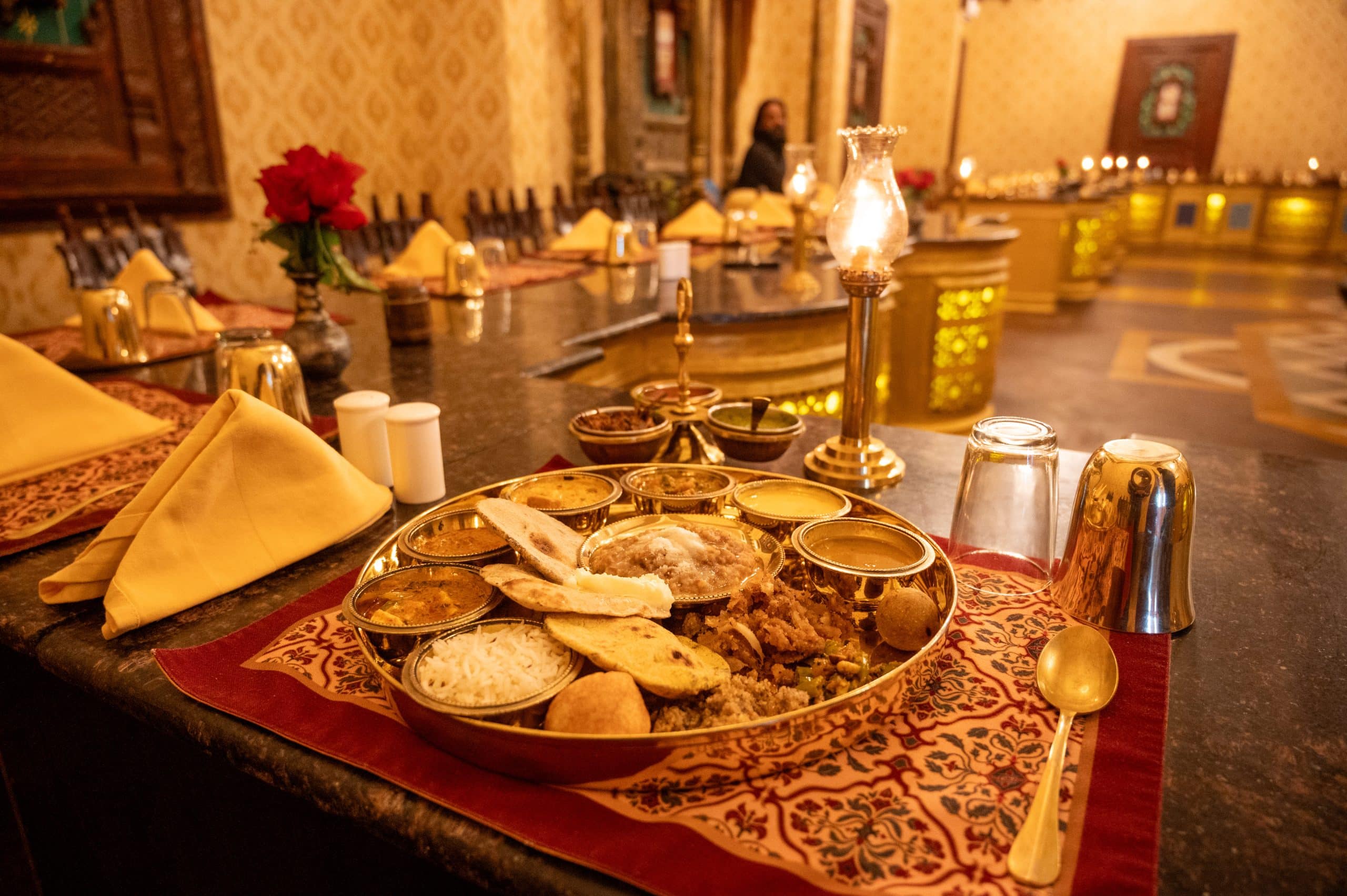 Royal Thali at Chokhi Dhani Village
